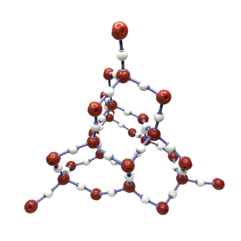 Experimentierausrüstung für den Chemieunterricht, Quarzkristallstrukturmodell für den Lehrerunterricht