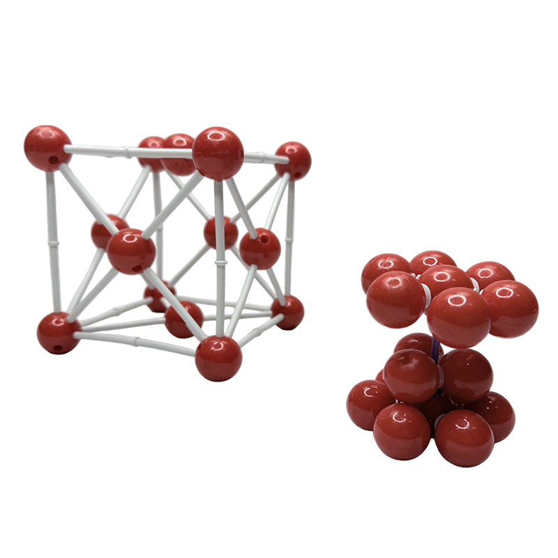 Metallkristalloid-Molekülstrukturmodell, das metallische Kristallmodell von Metall