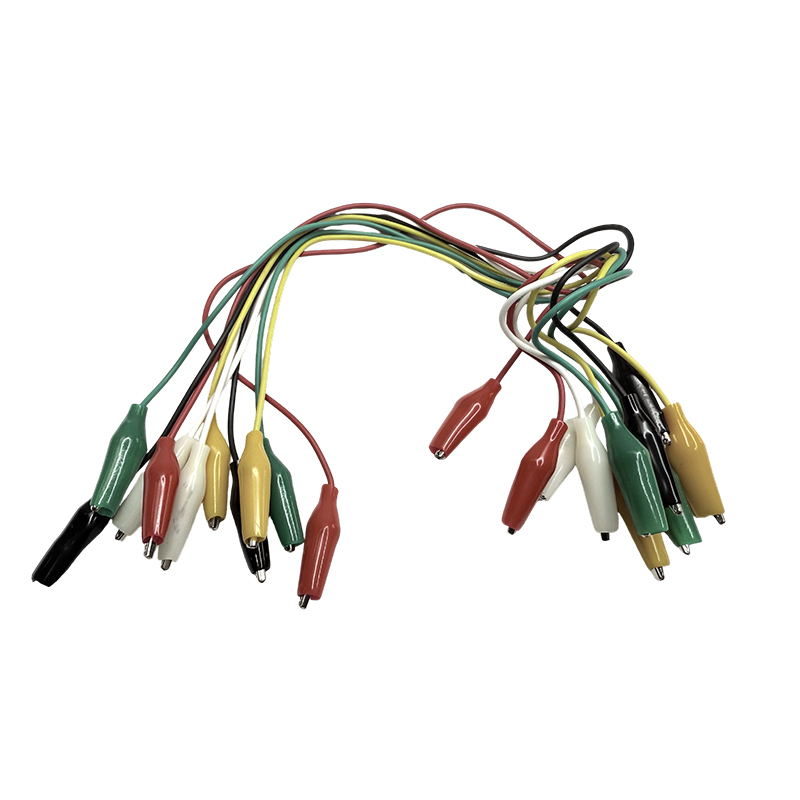 Verbindungskabel für die Prüfung von Lehrgeräten für elektrische Krokodilklemmenkabel im Labor