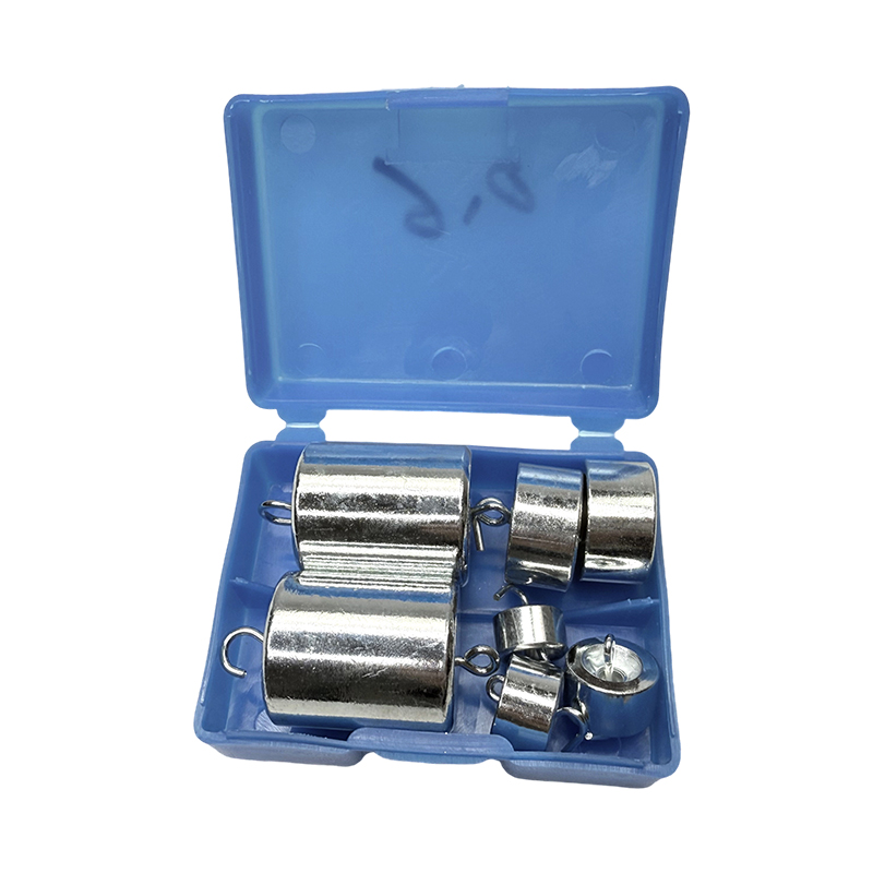 Lernset mit Hakengewichten (200 g*2, 50 g*2, 20 g*2, 10 g*1)/Schulphysik-Laborinstrument, Wissenschaftsexperiment und Lehrset
