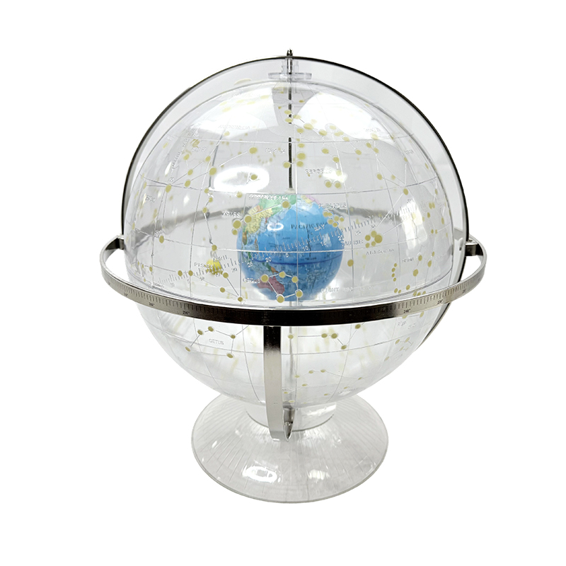 Transparentes Himmelsglobusmodell für den Geographieunterricht in der Mittelstufe