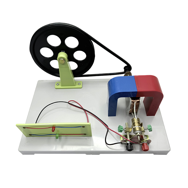 Hand-Wechselstromgenerator, Handkurbelgenerator, AC/DC-Generator, Physik, Faraday, elektromagnetische Lehrinstrumente