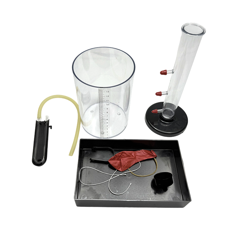 Experimentelles Gerät für den Zusammenhang zwischen Flüssigkeitsdruck und Tiefe 