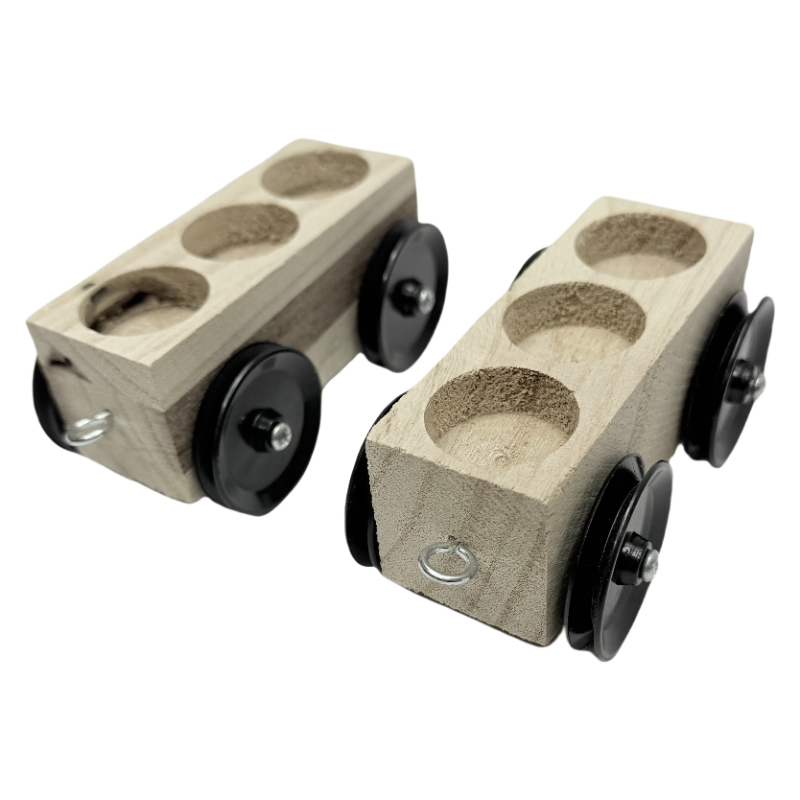 Physikalischer dynamischer Wagen für Experimente (aus Holz)
