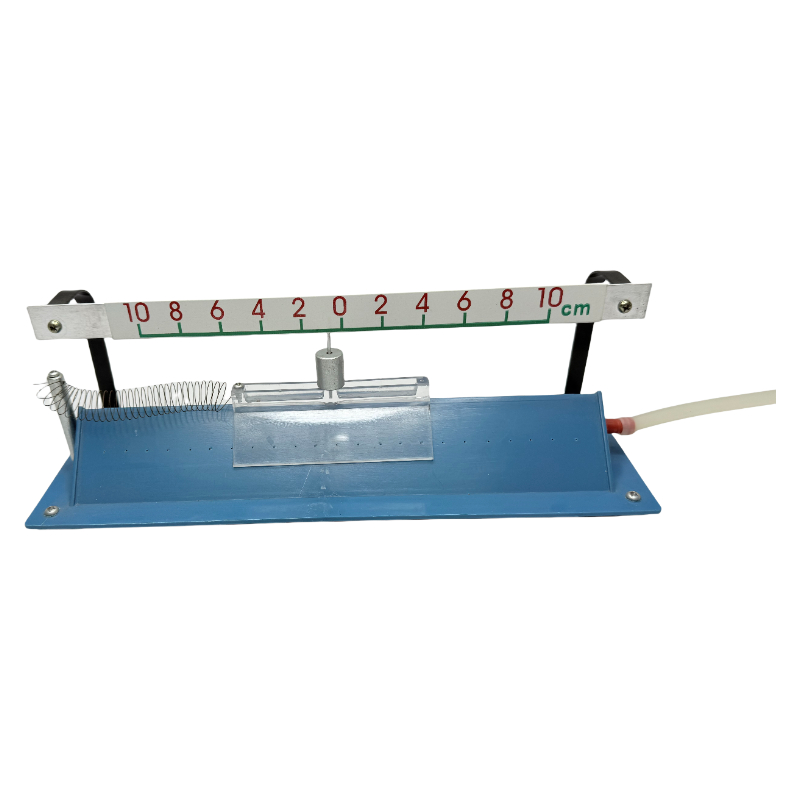 Instrument für den physikalischen Unterricht. Luftkissen-Federoszillator